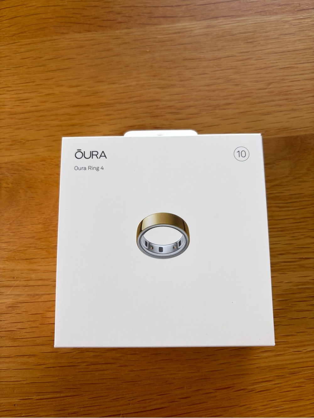 Oura Ring 4 Gold NIB